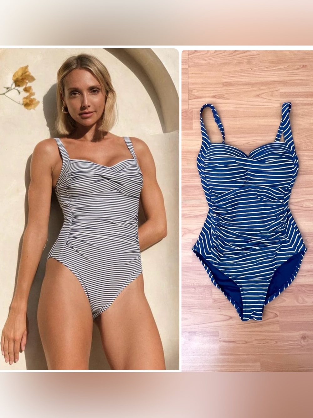 Nip Tuck Swim Sorrento Stripe Joanne One Piece